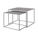 Măsuțe de cafea gri 2 buc. din metal 50x60 cm Fera – Blomus