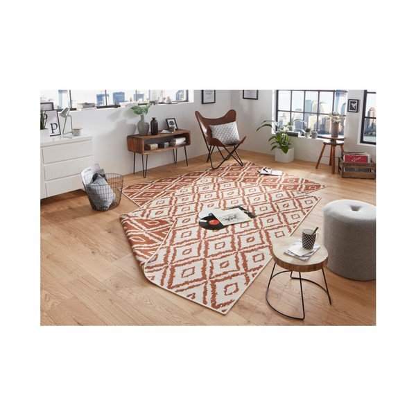Covor adecvat pentru exterior NORTHRUGS Rio, 80 x 150 cm, roșu - alb-image-4