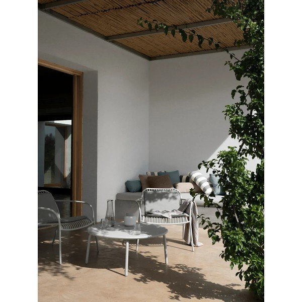 Fotoliu de grădină gri deschis din metal Yua Wire – Blomus-image-3