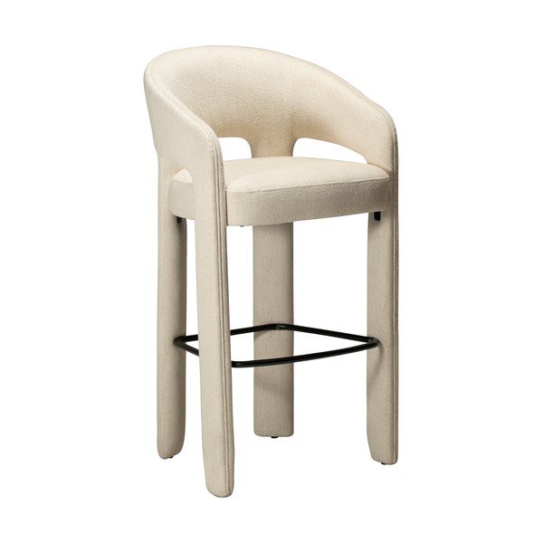 Scaun de bar bej (înălțime șezut 77 cm) Splendor – DAN-FORM Denmark
