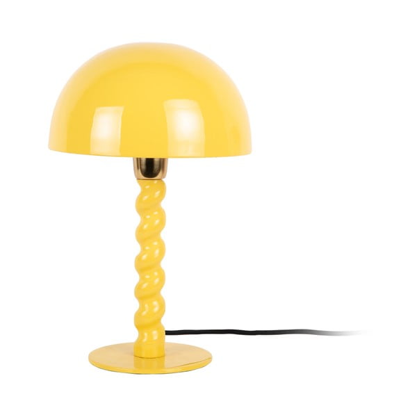 Veioză galbenă cu abajur din metal (înălțime 39 cm) Prisa – Leitmotiv