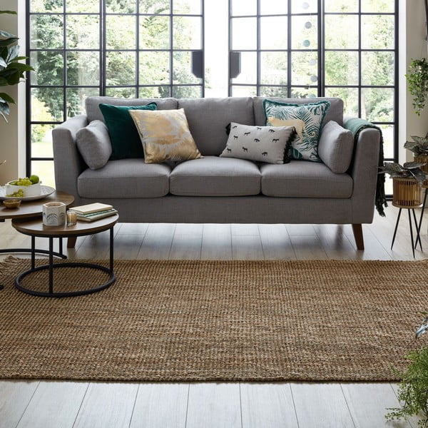 Covor din iută Flair Rugs Jute, 160 x 230 cm, maro-image-1