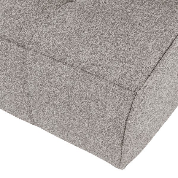 Canapea gri deschis cu tapițerie din țesătură bouclé 204 cm Cluster – vtwonen-image-4