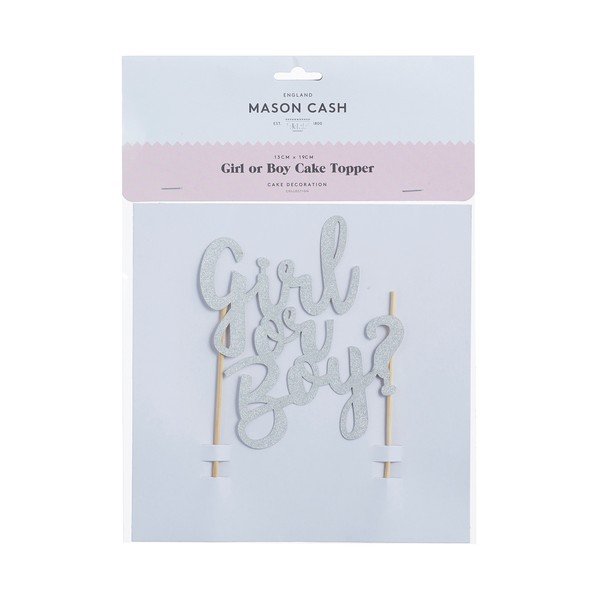 Decorațiune pentru tort Mason Cash Girl Or Boy-image-1