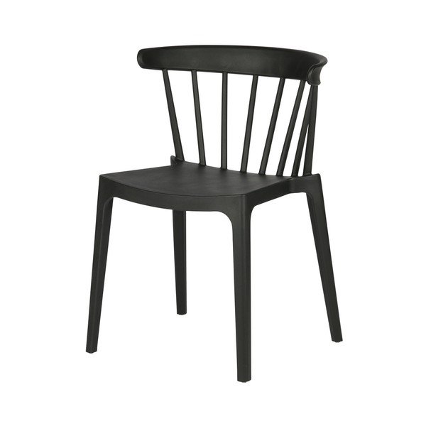 Set 4 scaune De Eekhoorn Daan, negru-image-1
