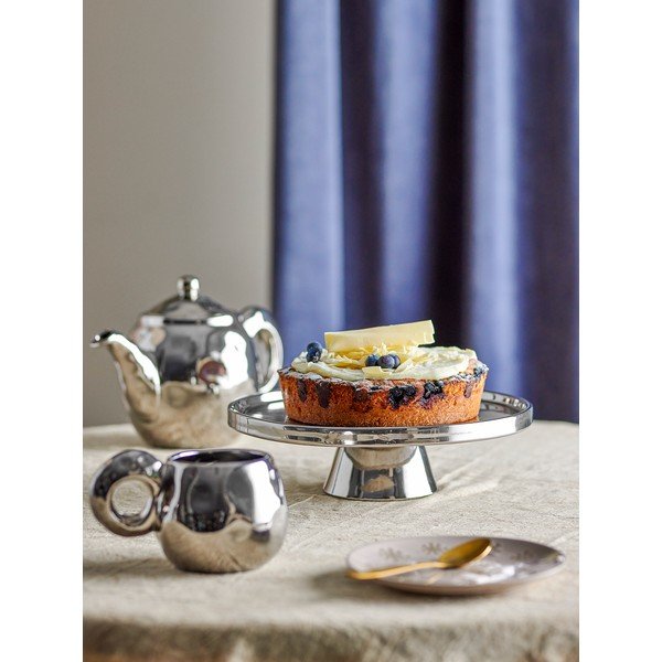 Platou pentru prăjituri din gresie ceramică Shine – Bloomingville-image-1