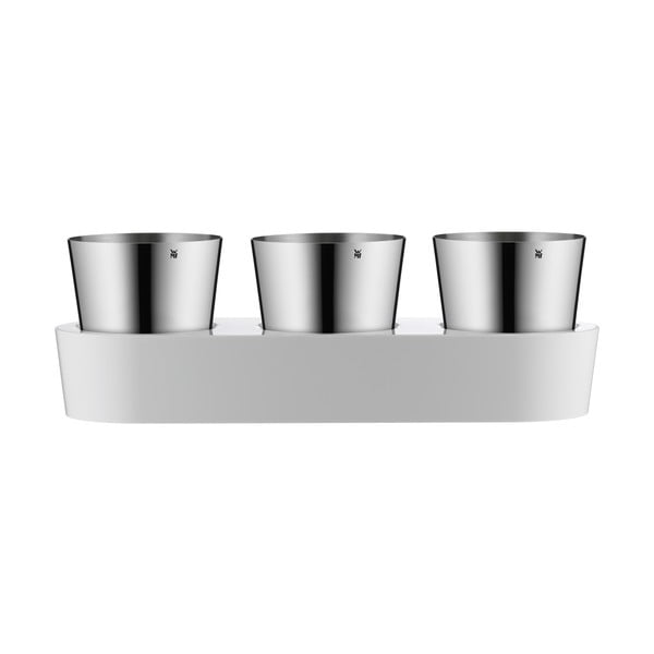 Set 3 ghivece metalice pentru ierburi aromatice WMF Gourmet-image-2