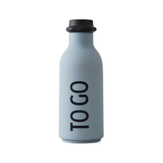 Sticlă pentru apă Design Letters To Go, 500 ml, albastru