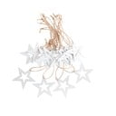 Ornamente de Crăciun 18 buc. din lemn 5 cm Stars – Dakls