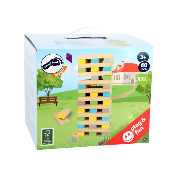 Joc Jenga din lemn pentru copii Legler Tower, 60 buc.-image-4