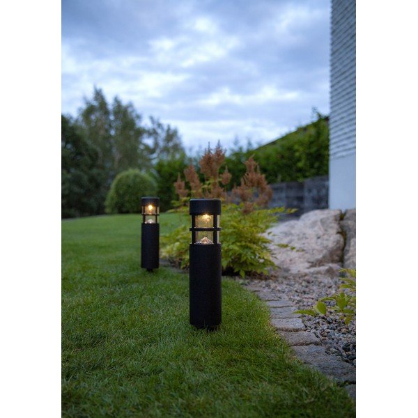 Set de 2 lumini solare cu LED-uri pentru exterior Star Trading Rundi, înălțime 28 cm-image-3