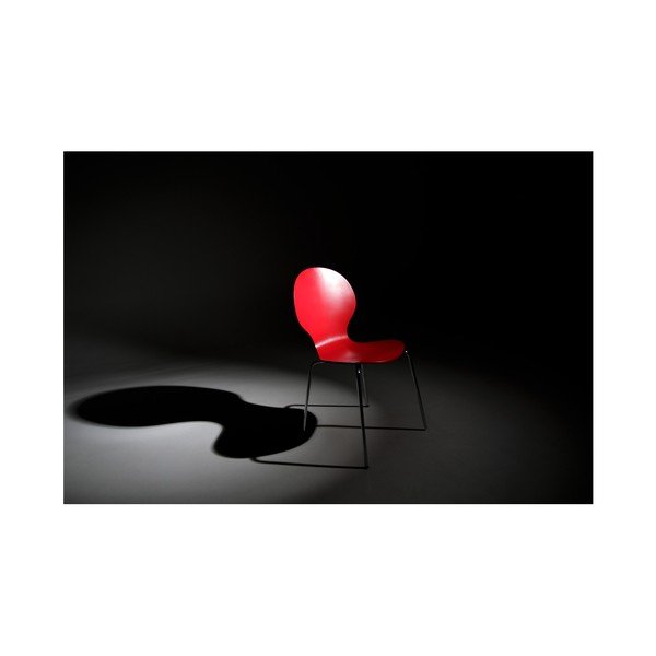 Set 4 scaune Actona Marcus Dining Chair, roșu-image-1