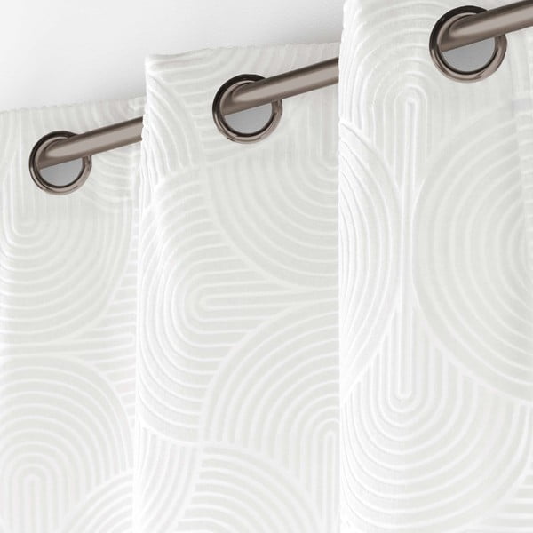 Draperie albă din catifea 135x260 cm Eva – douceur d'intérieur-image-2