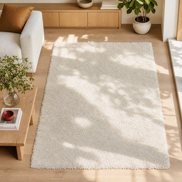 Covor Universal Aqua Liso, 133 x 190 cm, bej deschis-image-1