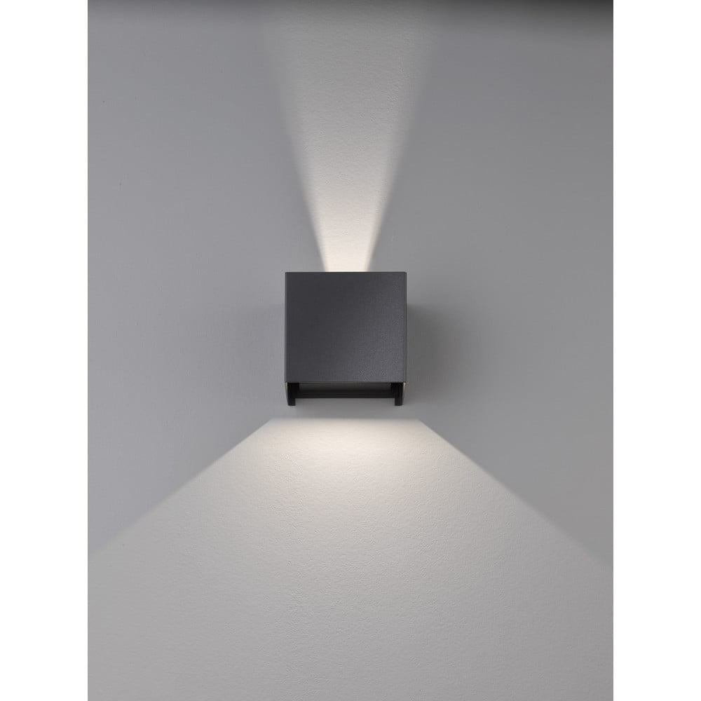 Aplică de perete neagră LED – Fischer &amp; Honsel