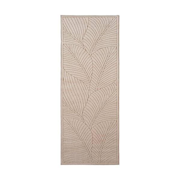 Covor tip traversă pentru interior și exterior bej 80x250 cm Nova 1203 – Ayyildiz Carpets