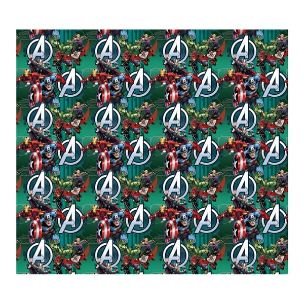 Draperie cu imagine în imprimeu AG Design Avengers III, 160 x 180 cm