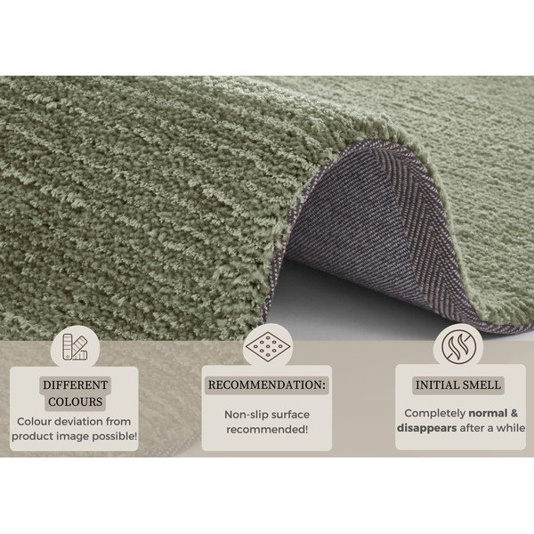 Covor Mint Rugs Supersoft, 80 x 250 cm, verde închis-image-3