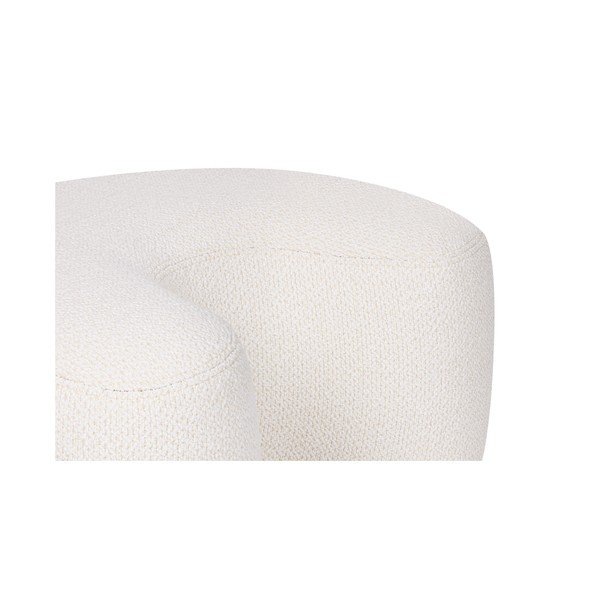 Puf bej cu tapițerie din țesătură bouclé Ü – noo.ma-image-4