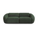 Canapea verde cu tapițerie din catifea reiată  250 cm Tina – Bobochic Paris