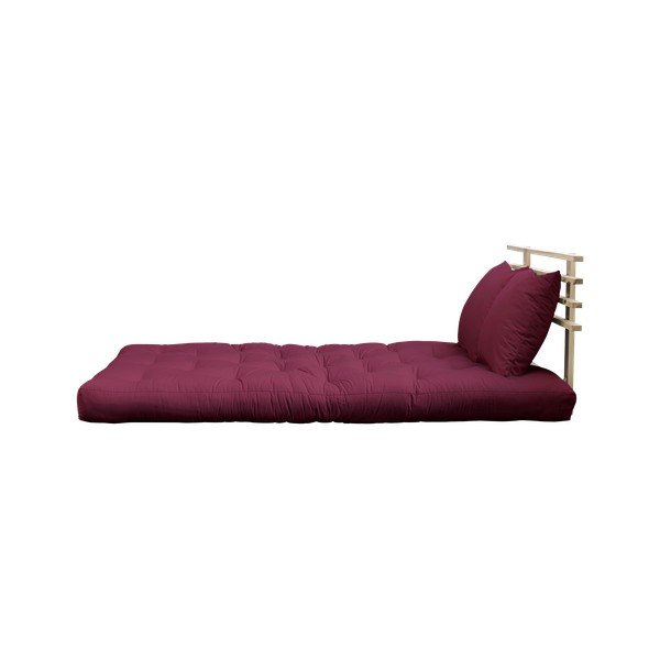 Canapea variabilă Karup Design Shin Sano Natur/Bordeaux-image-3