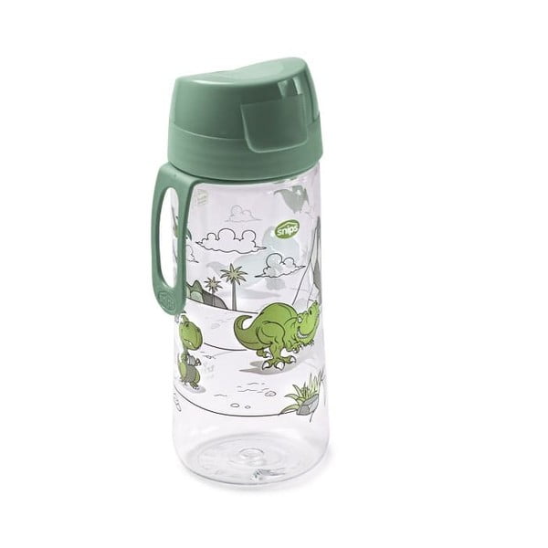 Sticlă pentru copii verde din tritan 500 ml Dinosaur – Snips