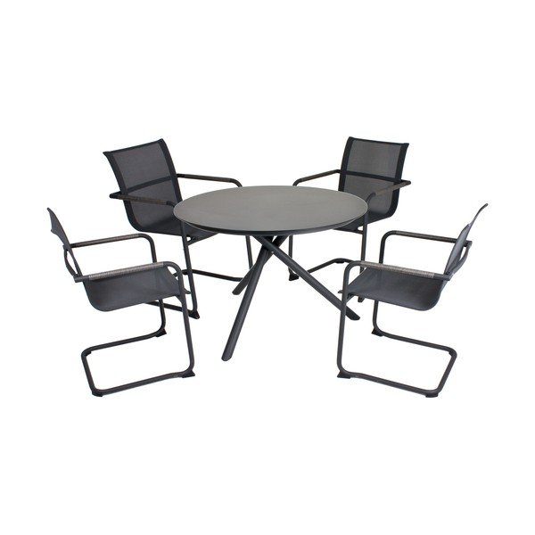Masă de grădină din metal ADDU Kendra, ⌀ 110 cm-image-1