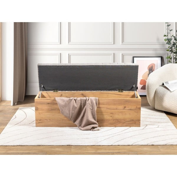 Bancă gri deschis/în culoare naturală Oceane – Bobochic Paris-image-2