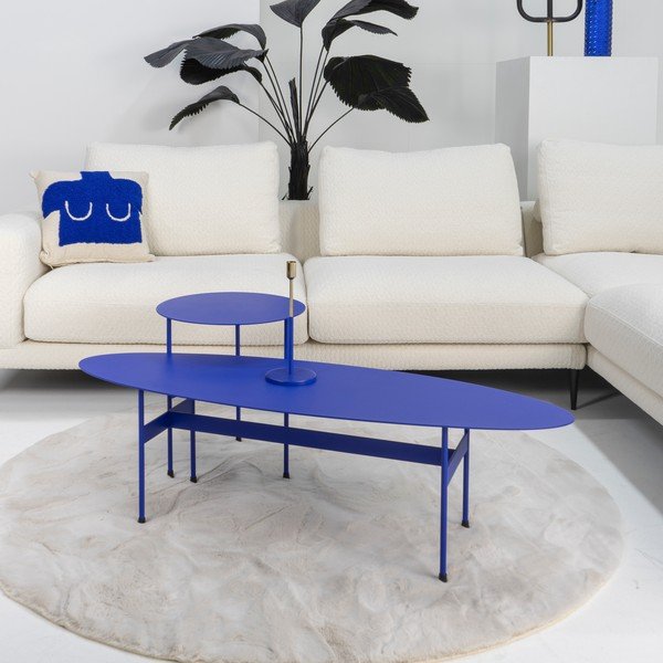 Măsuță auxiliară rotundă din metal ø 40 cm Mira – Spinder Design-image-2