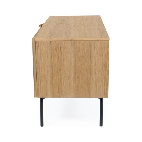 Comodă în decor de lemn de stejar Woodman Flop, 65 x 120 cm, maro-image-4