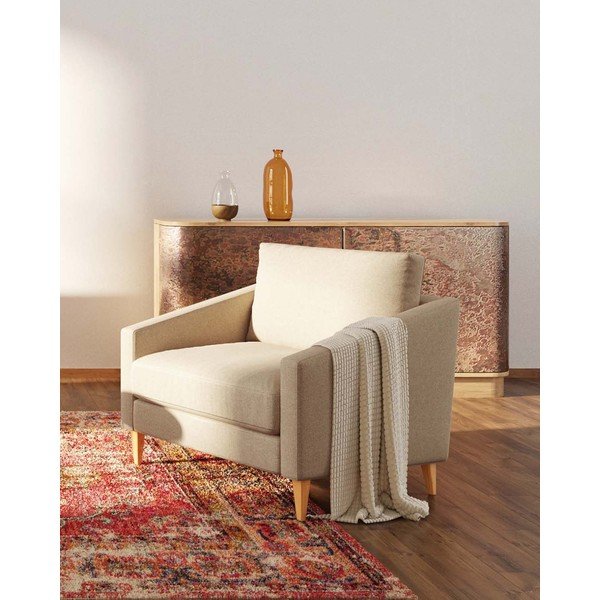 Fotoliu de relaxare bej  Karoto – Ame Yens-image-1