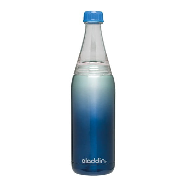 Sticlă termoizolantă cu închidere vacuum Aladdin Fresco Twist&Go, 600 ml, albastru