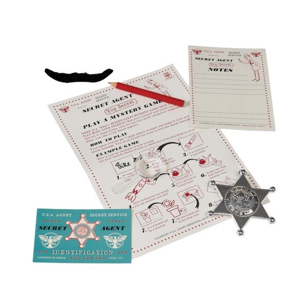 Set de spionaj cu insignă Rex London Secret Agent-image-2