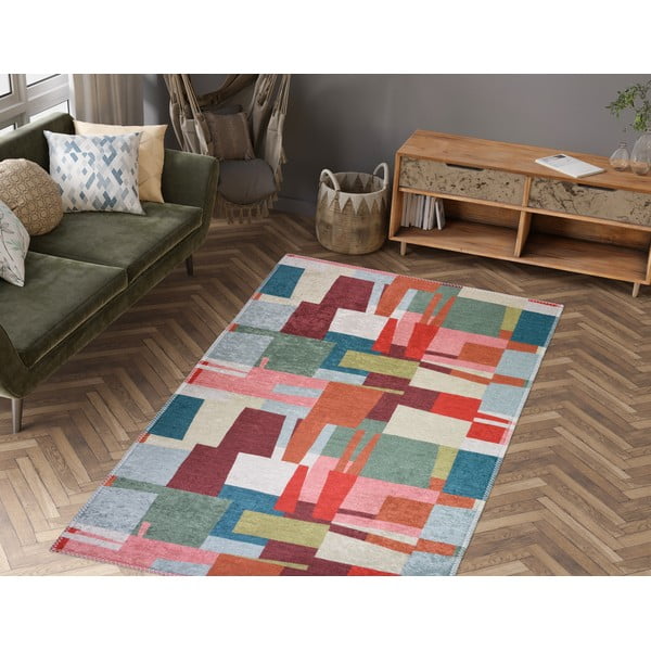Covor lavabil 80x150 cm Blocks of Fun – Vitaus-image-1