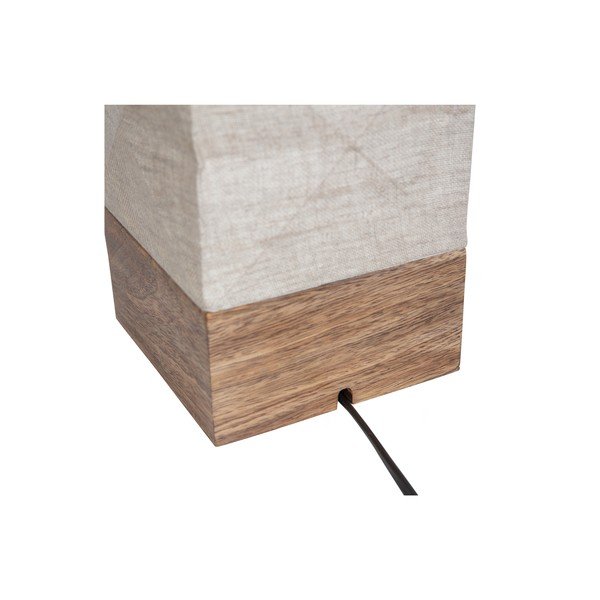 Veioză bej (înălțime 43 cm) Brett – WOOOD-image-4