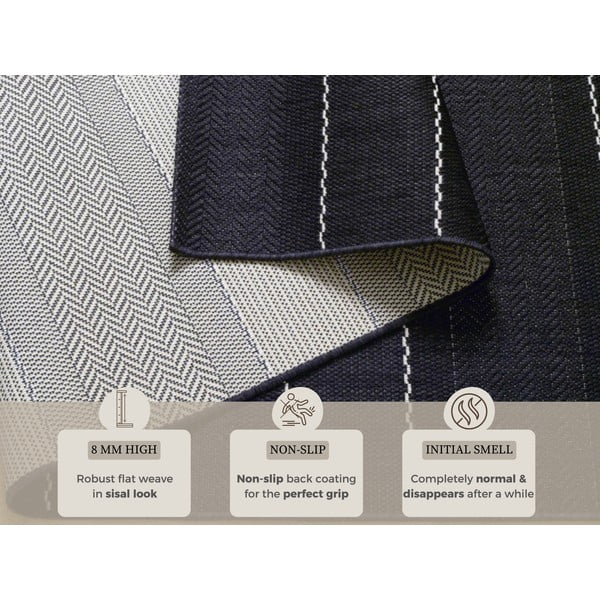 Covor adecvat interior/exterior Hanse Home Sunshine, 200x290 cm, negru-image-4