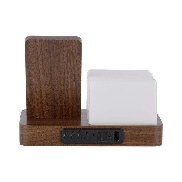 Ceas deșteptător digital/de masă cu încărcător wireless Retro LED Night Light – Karlsson-image-4