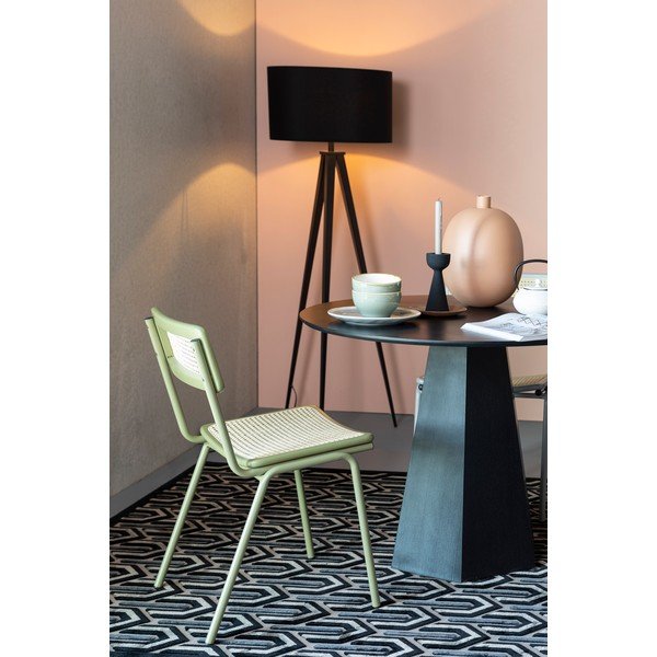 Set 2 scaune dining din ratan verde Jort - Zuiver-image-1