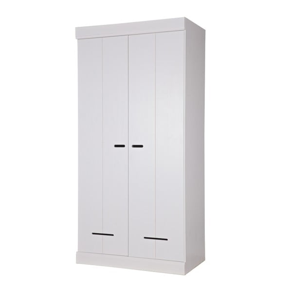 Șifonier cu 2 uși WOOOD Locker, alb-image-1