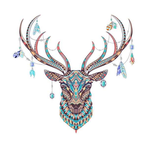 Autocolant Ambiance Boho Deer-image-2