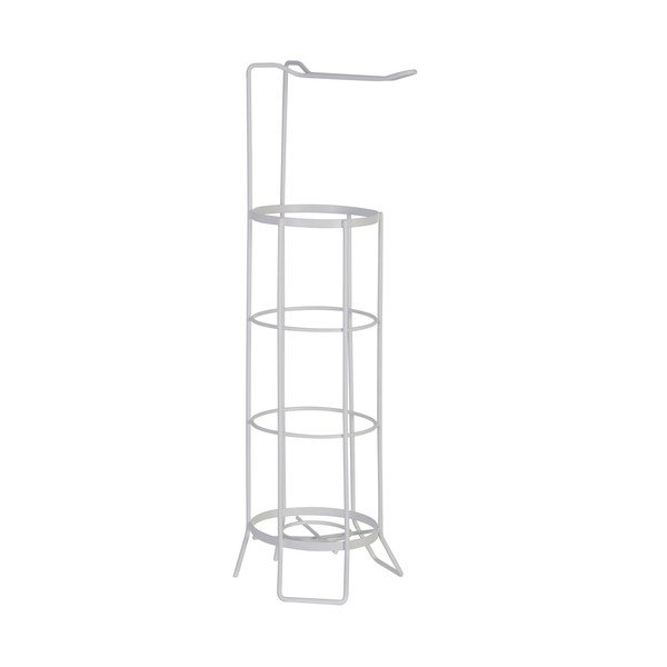 Suport pentru hârtie igienică alb din oțel inoxidabil Linnea – Premier Housewares-image-1