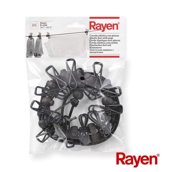 Sfoară de rufe cu clești – Rayen-image-3