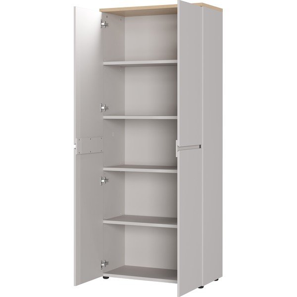 Comodă crem cu aspect mat 80x197x40 cm Lissabon – Germania-image-2