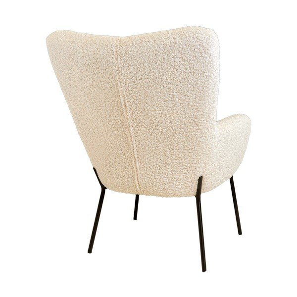 Fotoliu crem cu tapițerie din blană artificială Glasgow – Bonami Essentials-image-4