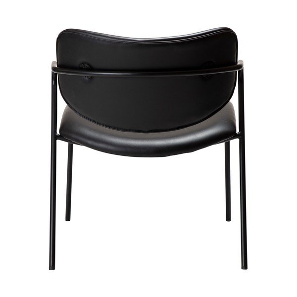 Fotoliu negru din imitație de piele Zed – DAN-FORM Denmark-image-4