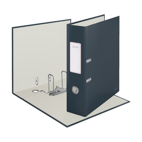 Biblioraft cu înveliș moale Leitz Cosy, A4, gri-image-2