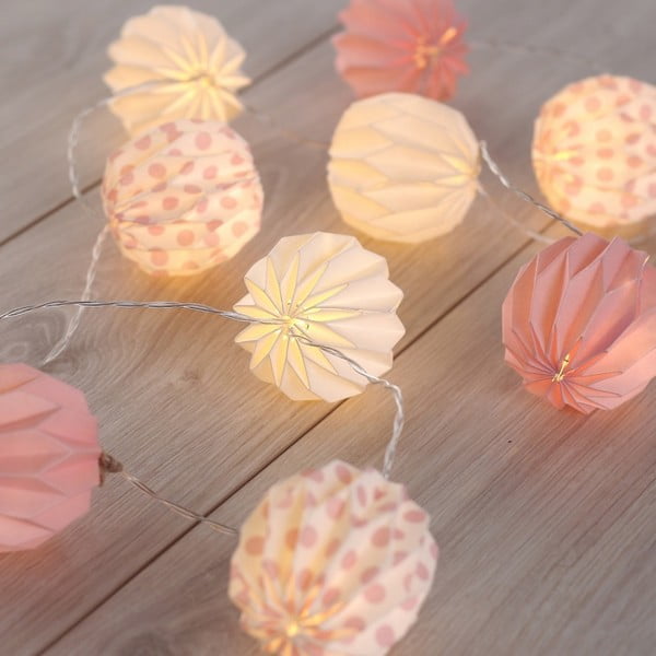 Ghirlandă luminoasă cu LED DecoKing Ball, lungime 1,65 m, 10 beculețe-image-1