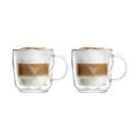 Set de 2 căni de perete dublu Vialli Design Geo, 330 ml
