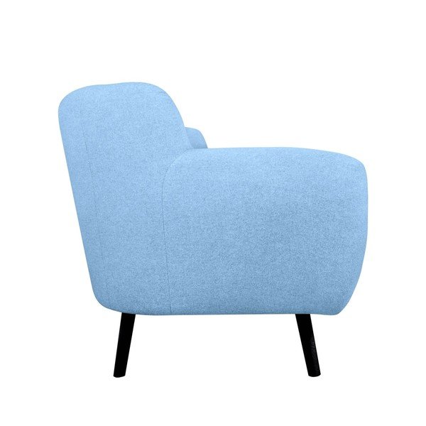 Canapea cu 2 locuri Kooko Home Rock, albastru deschis -image-1