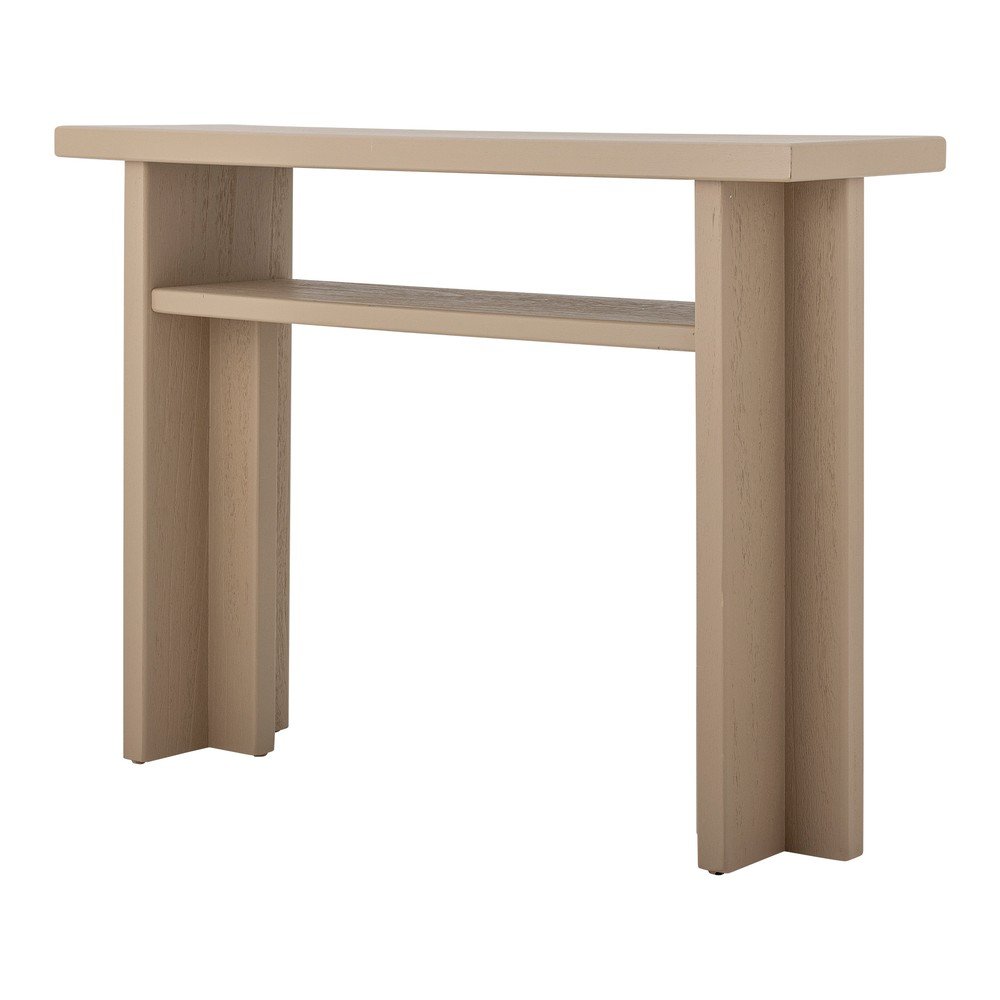 Masă consolă în culoare naturală din lemn de brad 32x110 cm Cupa – Bloomingville